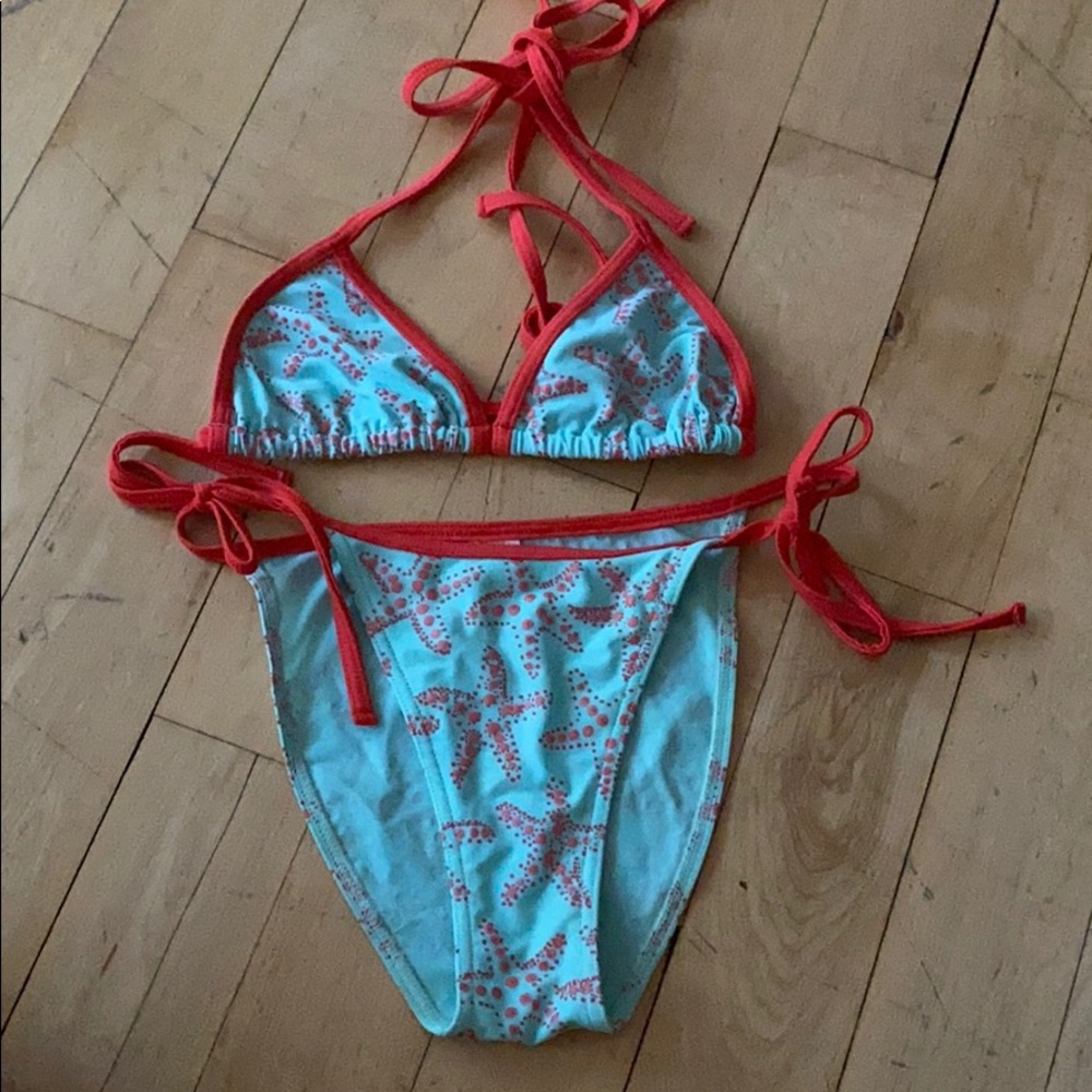 Kiwi Starfish Bikini Sz 1 - Picture 2 of 16
